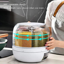 Load image into Gallery viewer, 360° ROTATING RICE, GRAIN DISPENSER FOR KITCHEN STORAGE