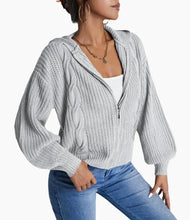 Load image into Gallery viewer, Cozy zip-up Sweater