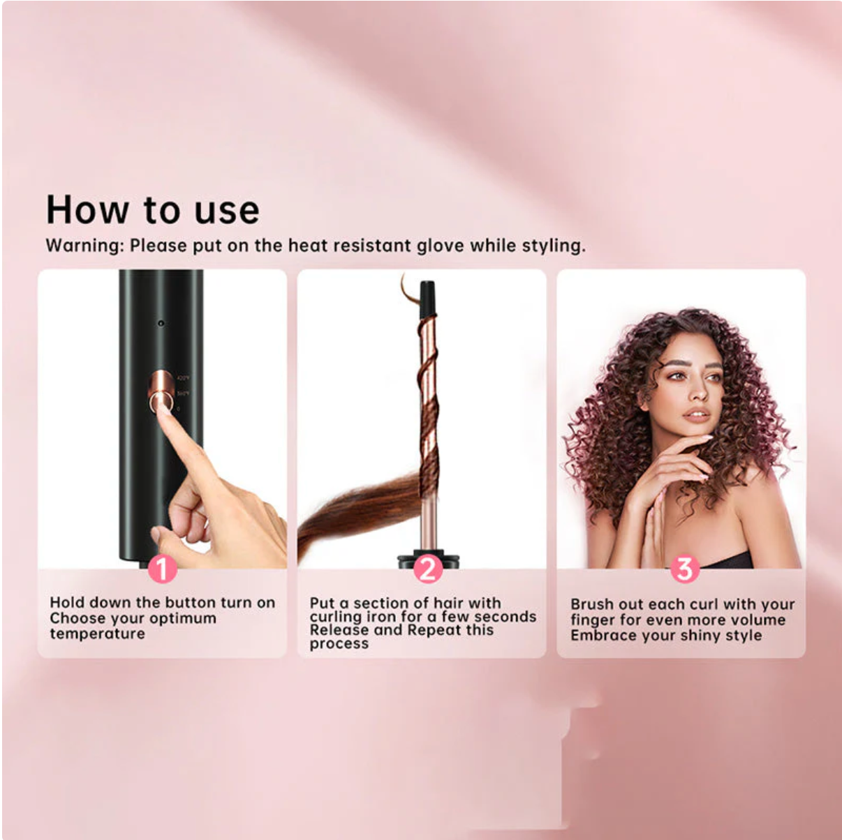 3/8-Inch Wool Curl Ultra Fine Curler - Unlock your unique hairstyle