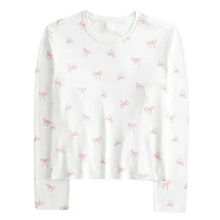 Load image into Gallery viewer, Bow Patterned Pajamas Set