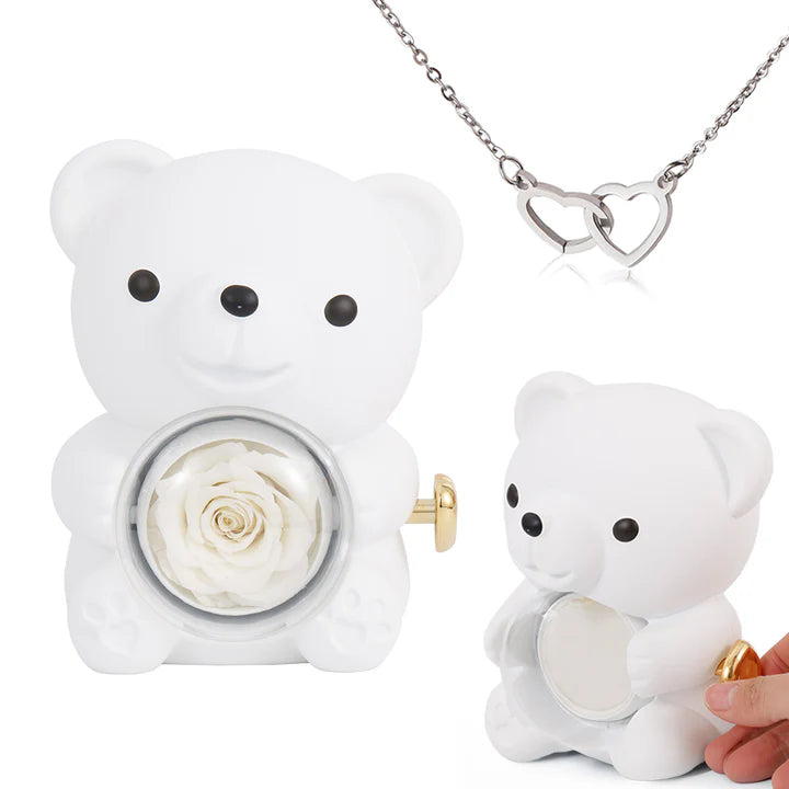 Hidden Rose Heart Necklace