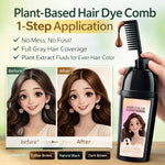 Hair Dye Dispensing Bottle with Built-in Comb