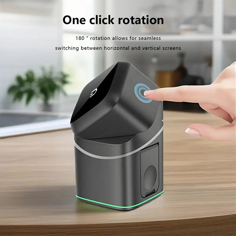 3-in-1 Wireless Charger | Multifunctional Magnetic Rotating Foldable Travel Charger