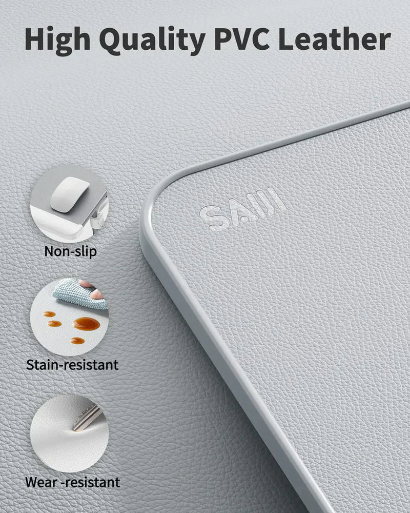 Adjustable Laptop Bed Desk with LED Lamp & Foldable Design (60cm)