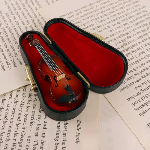 🏆HOT SALE 49% OFF🎁Playable Tiny Violin Figurine