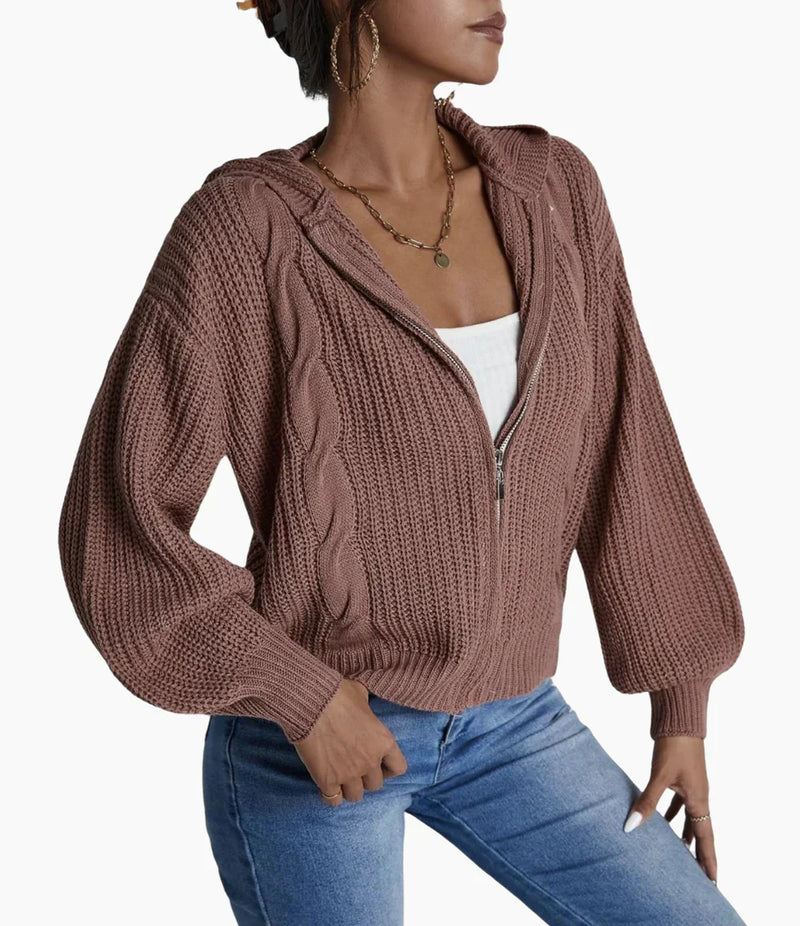 Cozy zip-up Sweater
