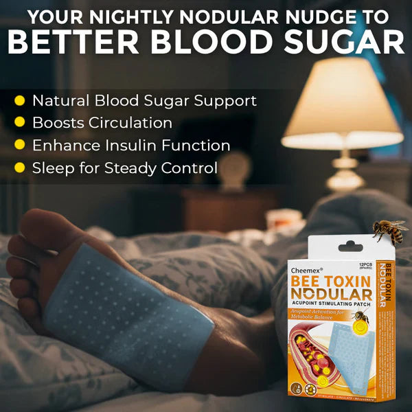 Cheemex® Bee Toxin Nodular Acupoint Stimulating Patch  Treats Diabesity, Obesity, High Blood Sugar Level
