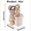 Plush Bear Car Trash Can (Pack Of 2pcs)