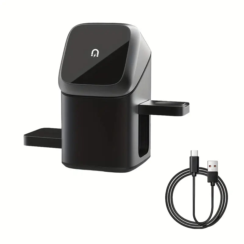 3-in-1 Wireless Charger | Multifunctional Magnetic Rotating Foldable Travel Charger