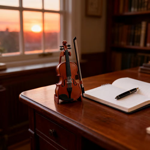 🏆HOT SALE 49% OFF🎁Playable Tiny Violin Figurine