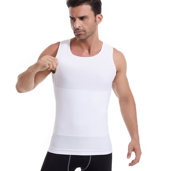 🔥Men's Sleeveless Solid Shapewear Undershirt