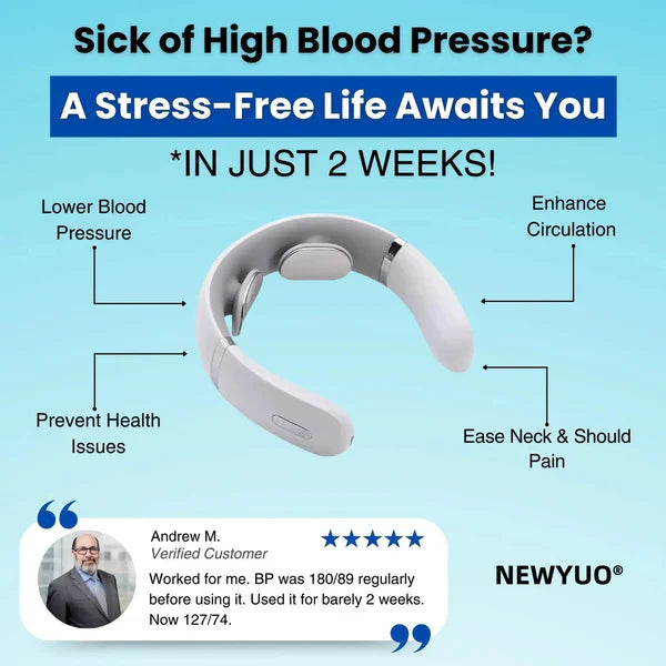 🔥Last Day 50% Off NEWYUO® Blood Pressure Reducing Automatic Massager
