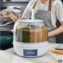 Load image into Gallery viewer, 360° ROTATING RICE, GRAIN DISPENSER FOR KITCHEN STORAGE
