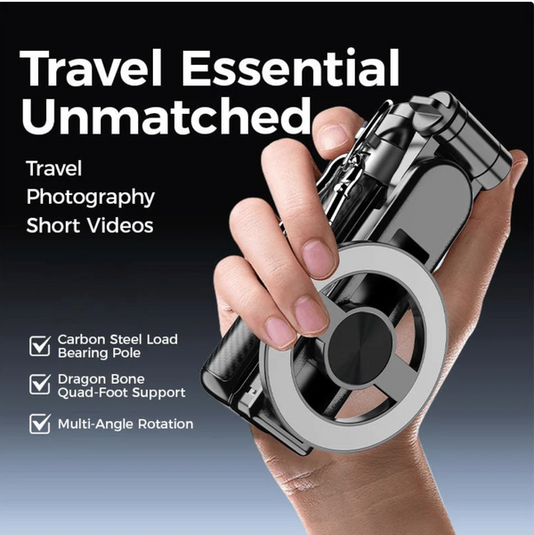 4-in-1 Multifunctional 360° Rotatable Magnetic Selfie Stick