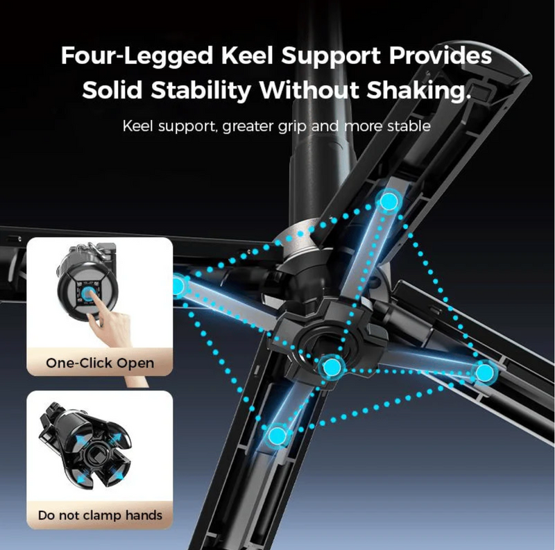 4-in-1 Multifunctional 360° Rotatable Magnetic Selfie Stick