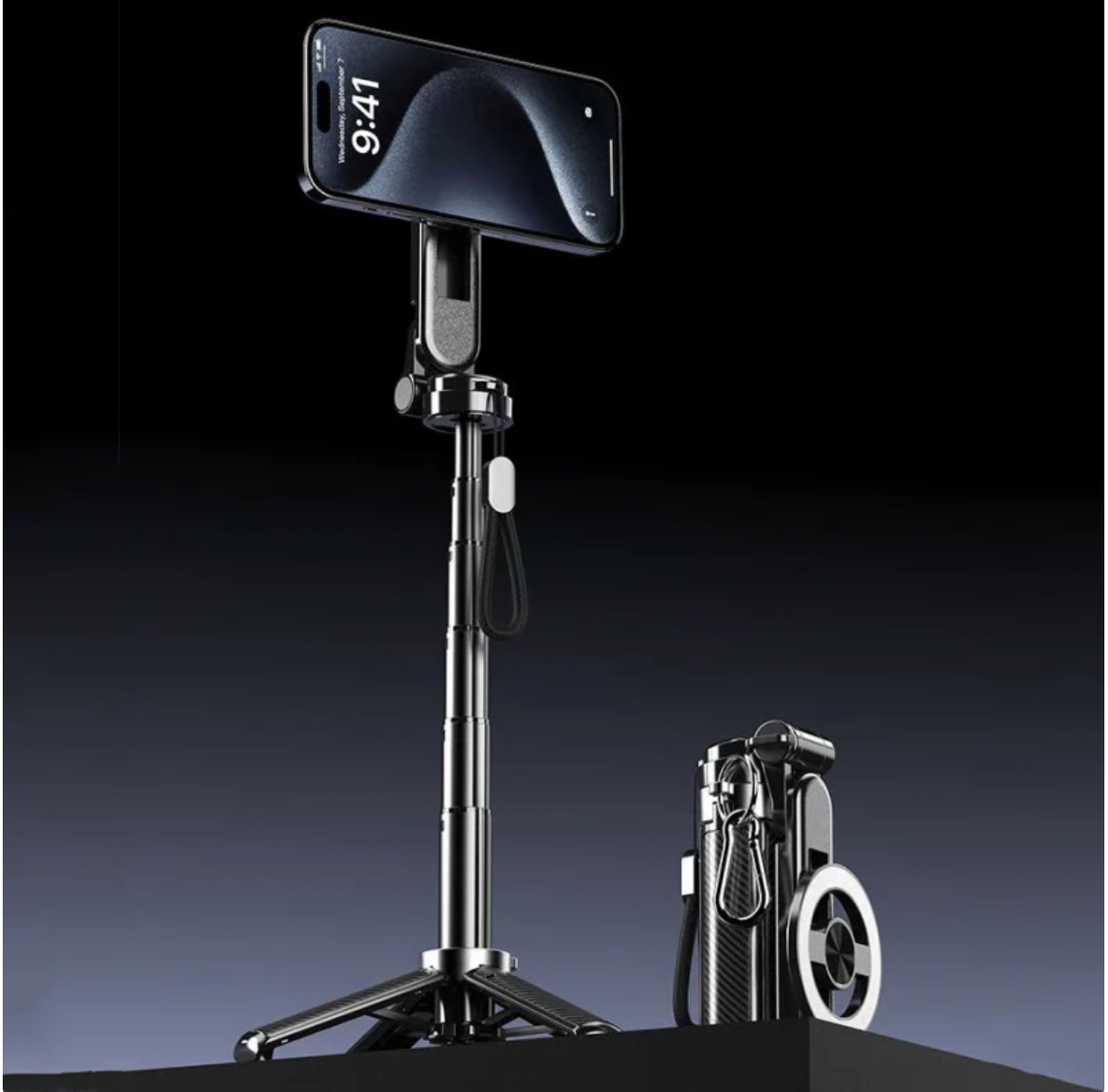 4-in-1 Multifunctional 360° Rotatable Magnetic Selfie Stick