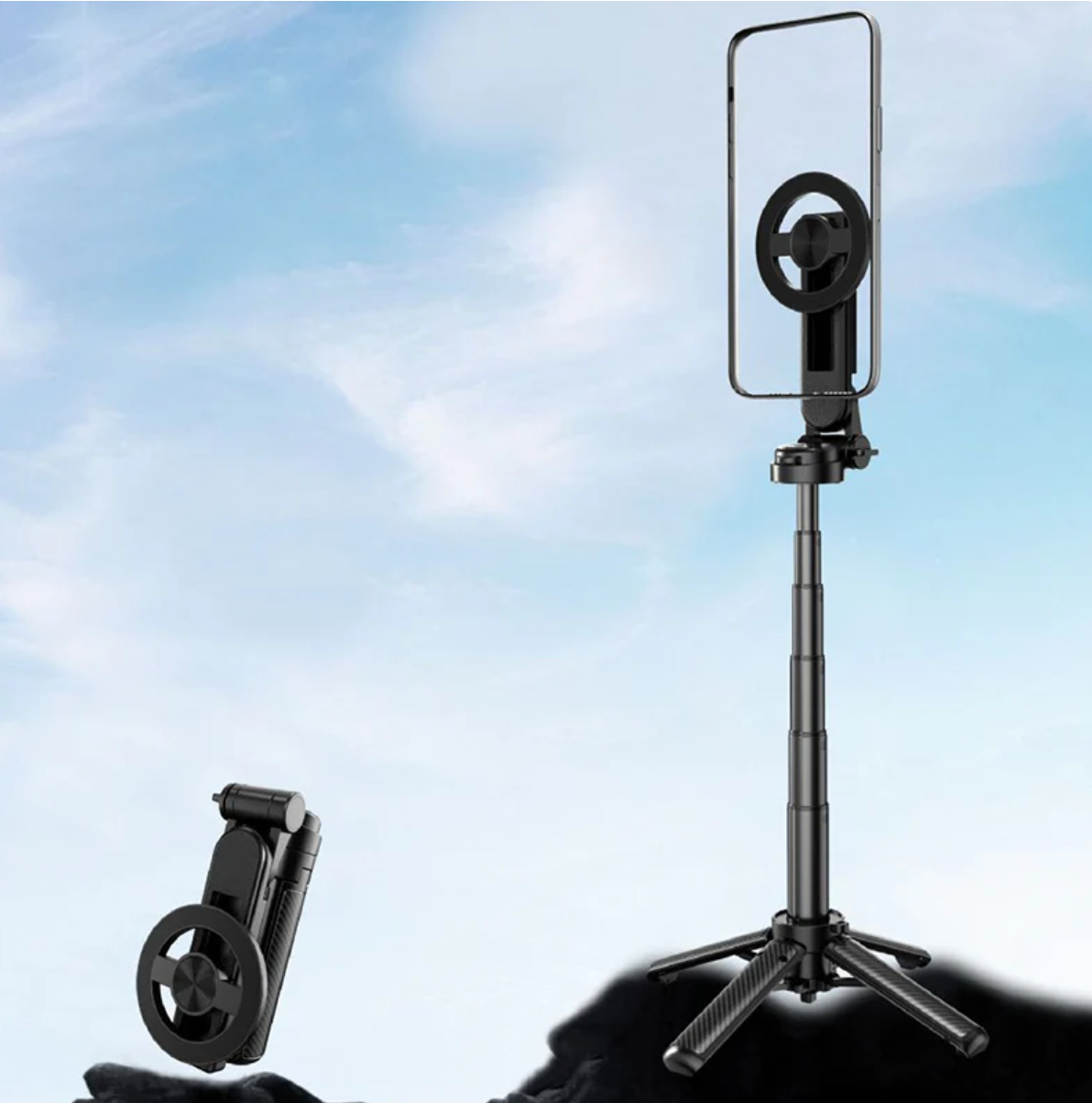4-in-1 Multifunctional 360° Rotatable Magnetic Selfie Stand