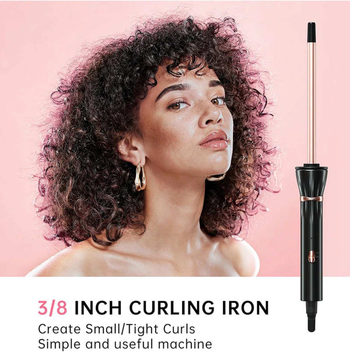 3/8-Inch Wool Curl Ultra Fine Curler - Unlock your unique hairstyle