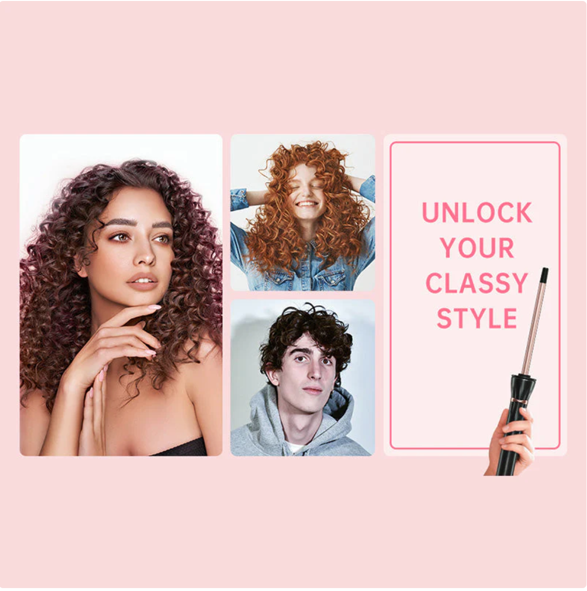 3/8-Inch Wool Curl Ultra Fine Curler - Unlock your unique hairstyle
