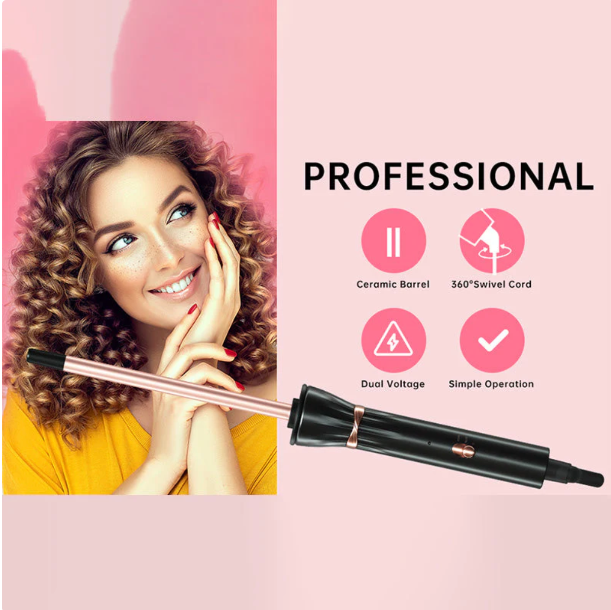 3/8-Inch Wool Curl Ultra Fine Curler - Unlock your unique hairstyle