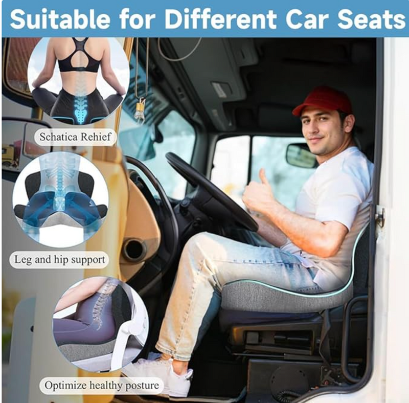 Non-Slip Memory Foam Seat