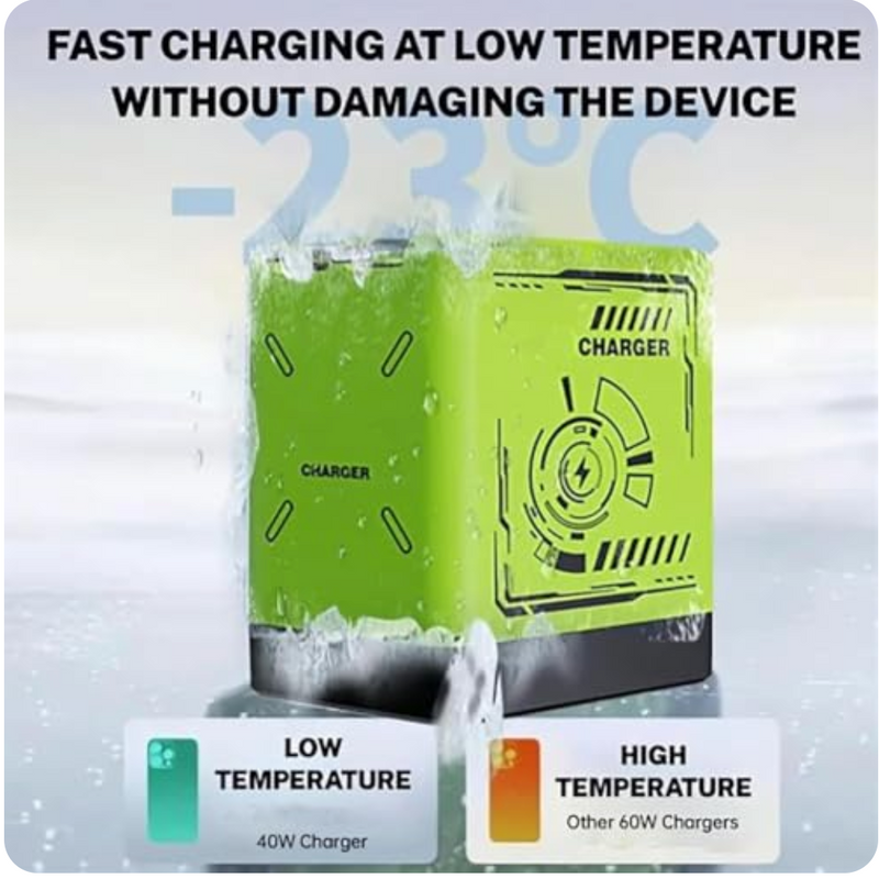 W&O 2-in-1 GaN Compatible with 120w Fast Charger