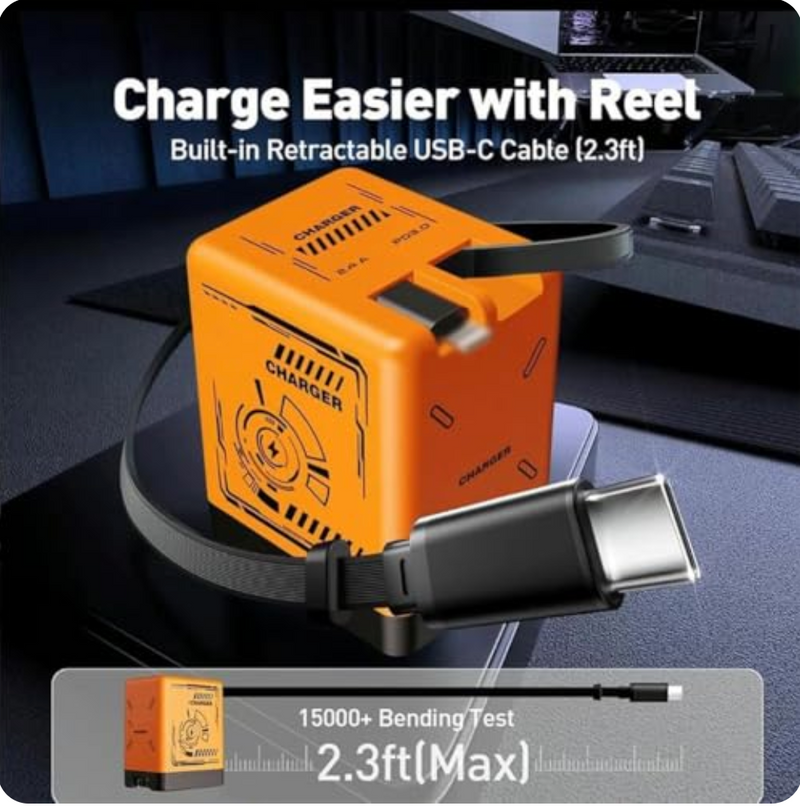 W&O 2-in-1 GaN Compatible with 120w Fast Charger