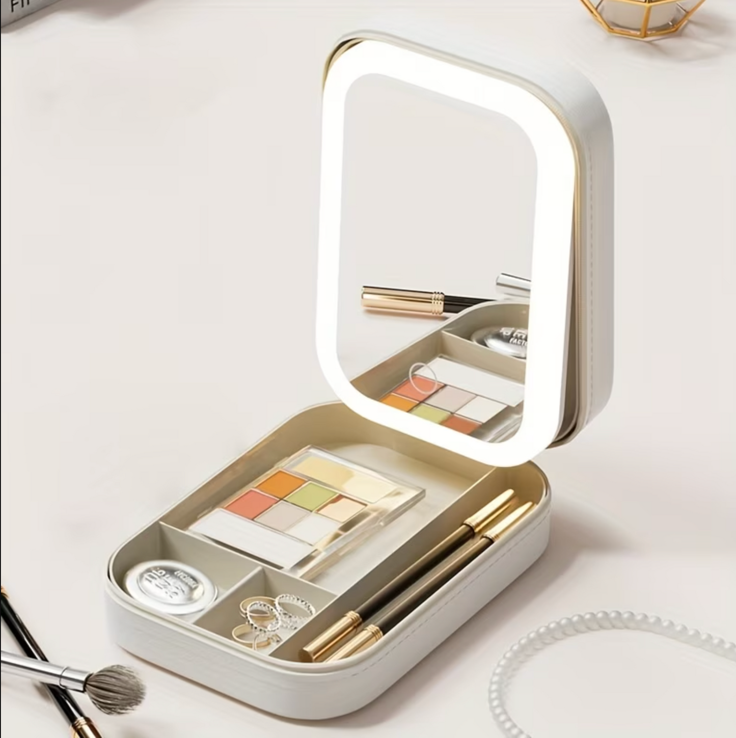 Makeup Case with Led Lights