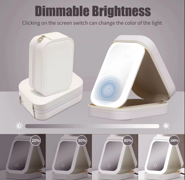Makeup Case with Led Lights