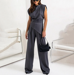 💕Spring New💕 Women’s Elegant Solid Color Two-Piece Set