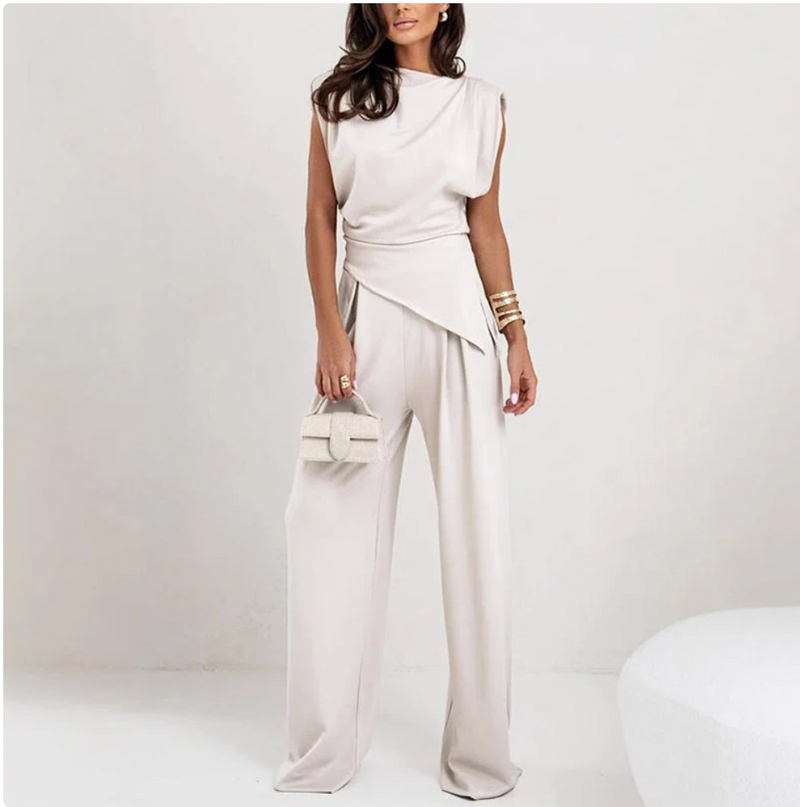 💕Spring New💕 Women’s Elegant Solid Color Two-Piece Set