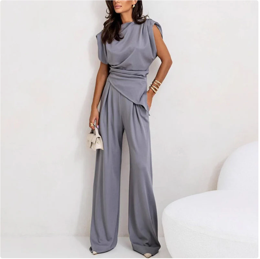 💕Spring New💕 Women’s Elegant Solid Color Two-Piece Set