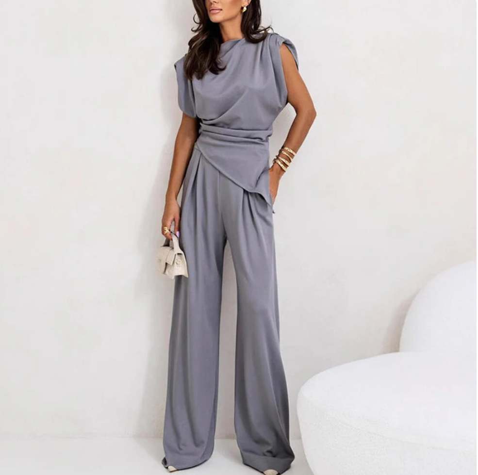 💕Spring New💕 Women’s Elegant Solid Color Two-Piece Set