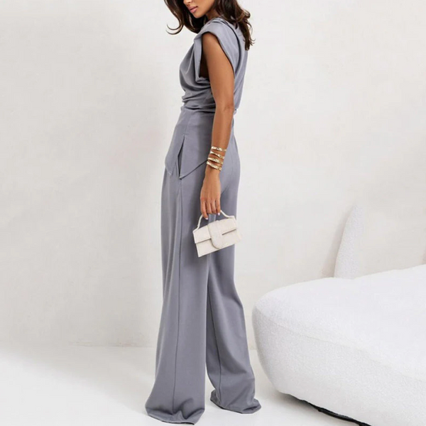 💕Spring New💕 Women’s Elegant Solid Color Two-Piece Set