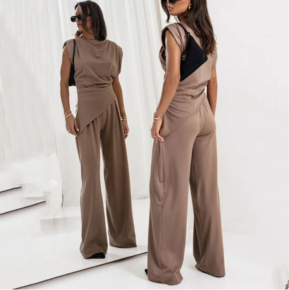 💕Spring New💕 Women’s Elegant Solid Color Two-Piece Set