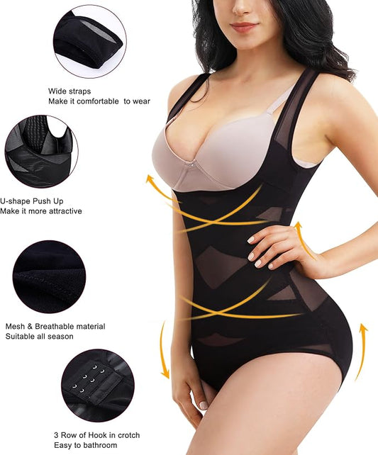 🔥Last Day Sale 49% OFF🔥High-Waist Shapewear Bodysuit – Sculpt Your Dream Curves ✨