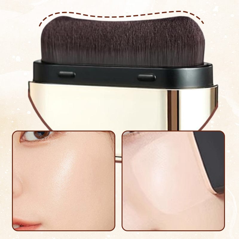 2 in 1 Foundation Stick with Brush, Multi-use Double Head Foundations Make up Sticks for All Skin Types