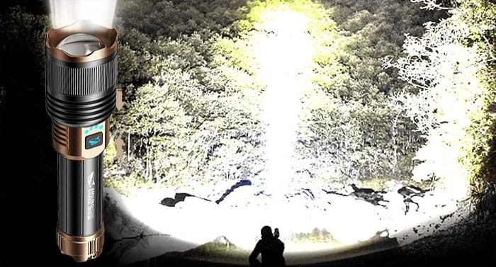 SKYFIRE LED Flashlights High Lumens with Ignition Lens