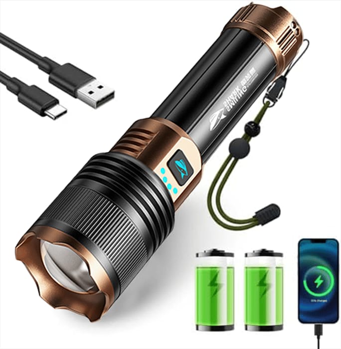 SKYFIRE LED Flashlights High Lumens with Ignition Lens