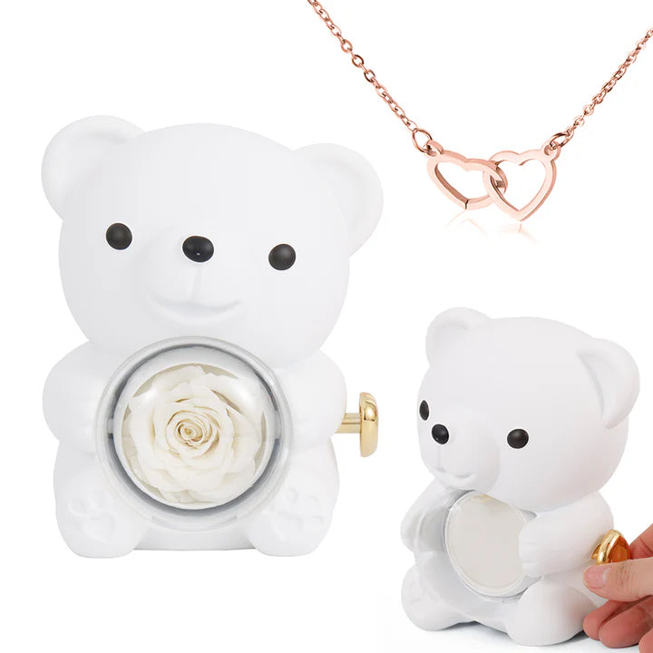 Hidden Rose Heart Necklace