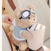 Plush Bear Car Trash Can (Pack Of 2pcs)