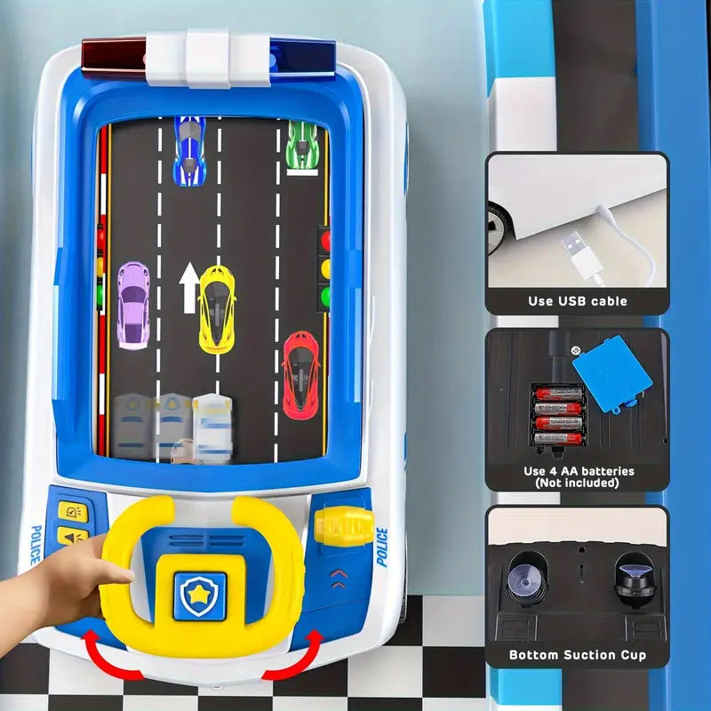 Kids Steering Wheel Toy with Steering Column