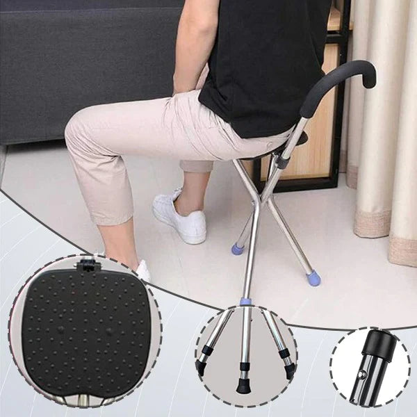 Folding walking stick (One Year Warranty)