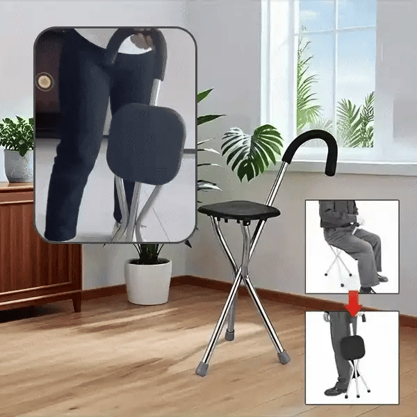 Folding walking stick (One Year Warranty)