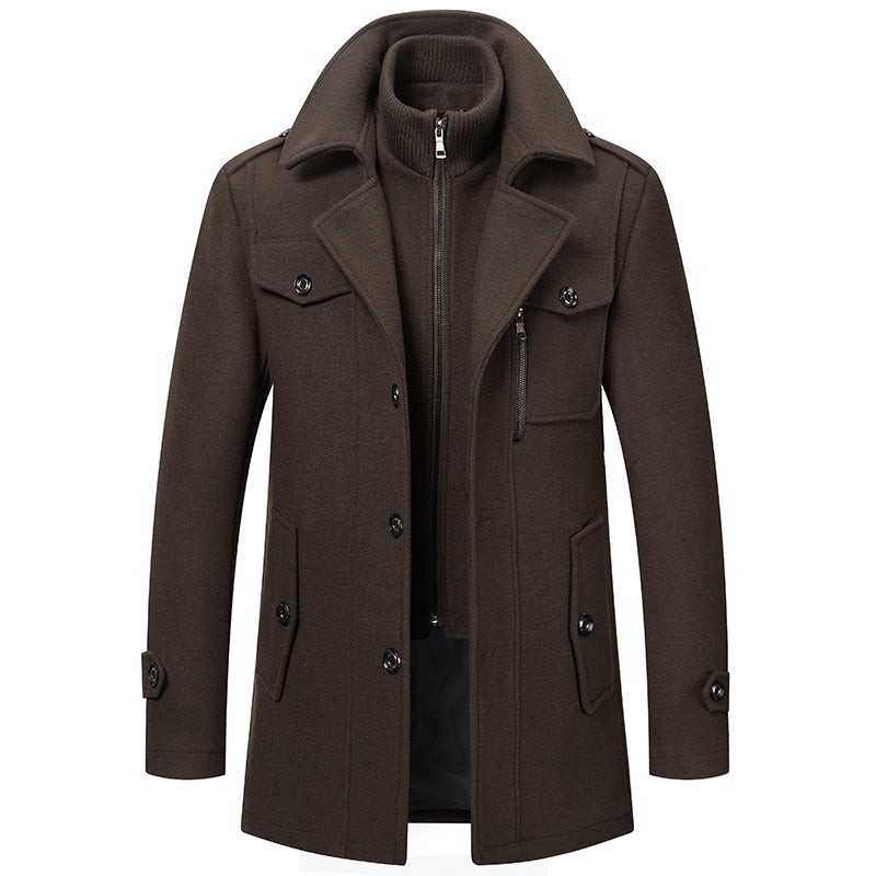 Everyday Classic Wool Trench Coat