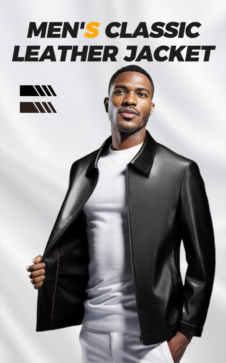 Rugged Urban Rider Leather Jacket