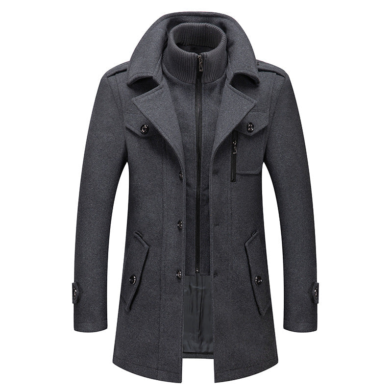 Everyday Classic Wool Trench Coat