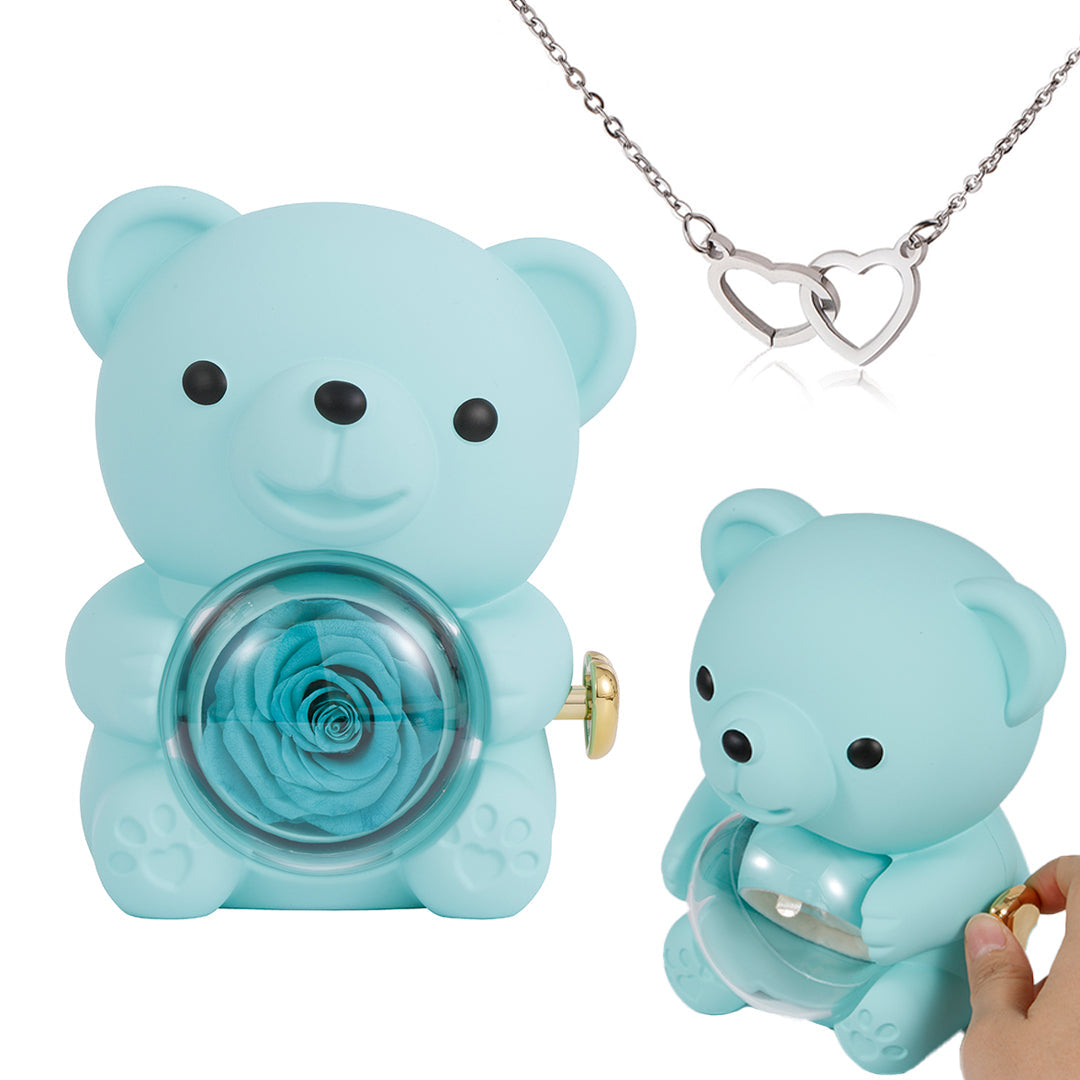 Hidden Rose Heart Necklace