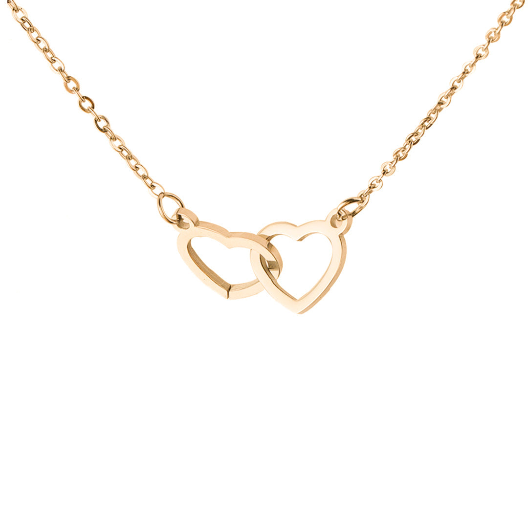 Hidden Rose Heart Necklace