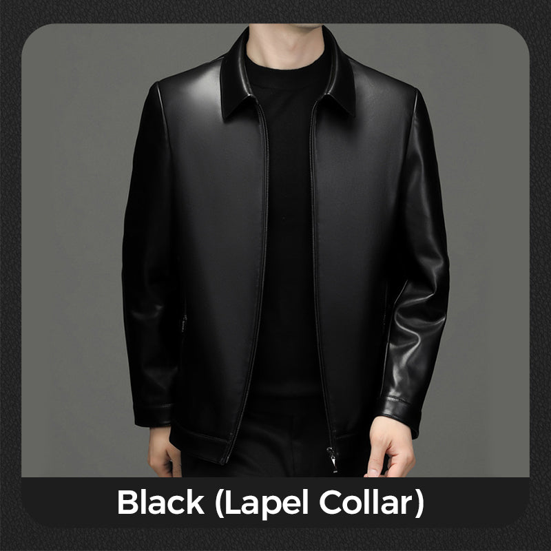 Rugged Urban Rider Leather Jacket